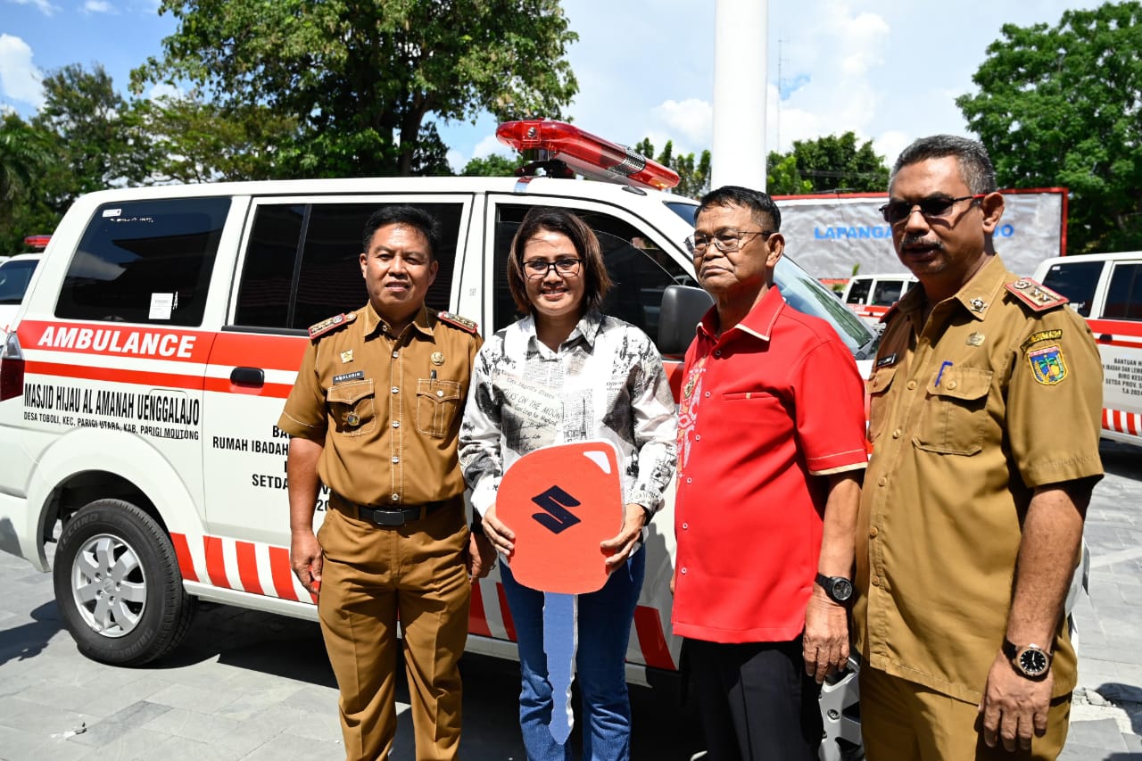 Gubernur Sulteng Serahkan Bantuan 25 Unit Ambulance