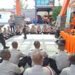 120 Siswa Bintara Polri SPN Labuan Panimba Ikut Kohesi Sosial di KPP Palu