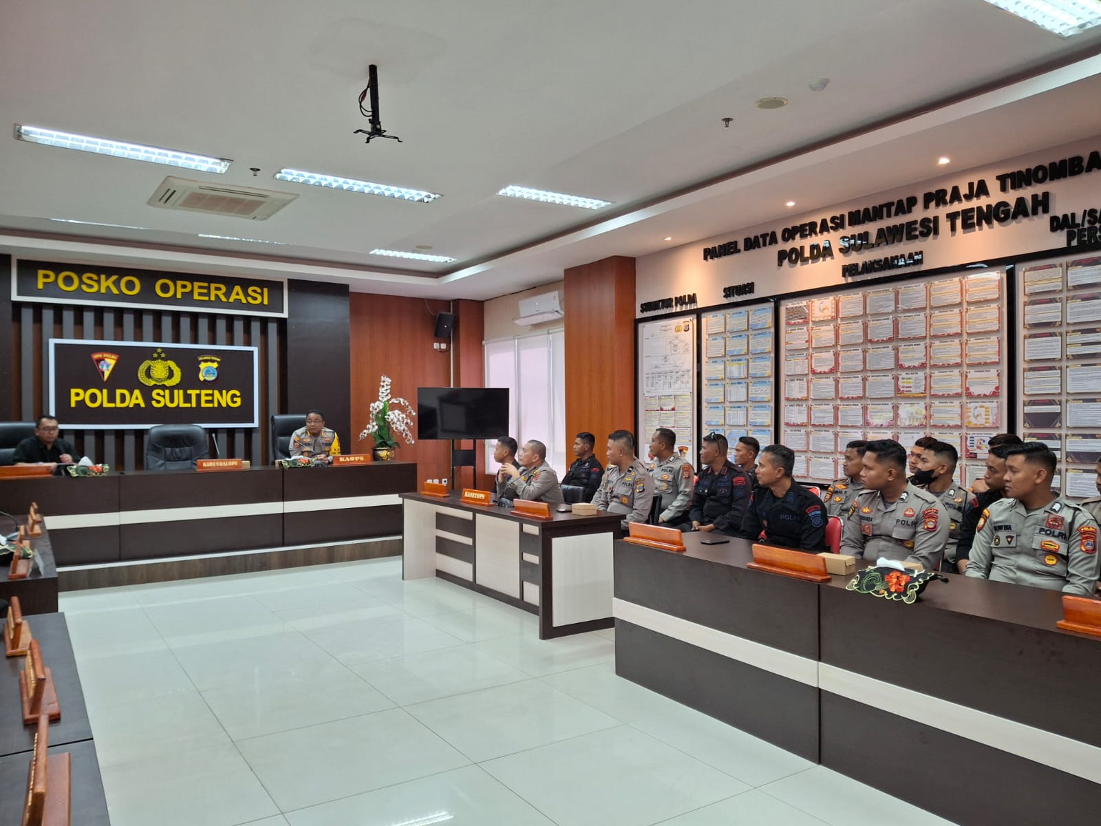 Pengawal Pribadi Cagub dan Cawagub Sulteng Diberikan Pembekalan