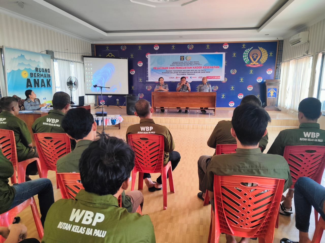 54 Wabin Rutan Palu Ikuti Pelatihan Kader Kesehatan