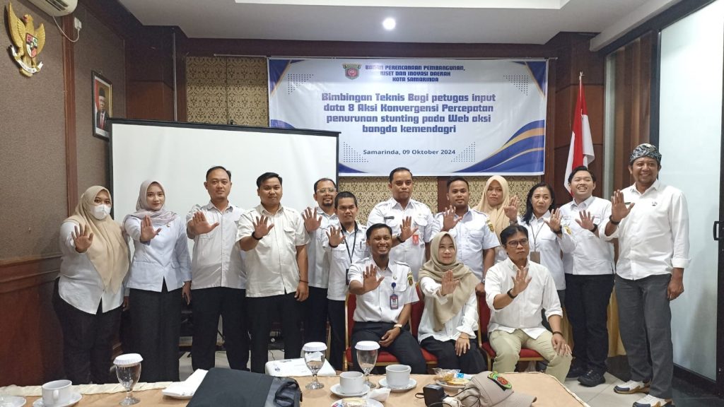 Bapperida Kota Samarinda Gelar Bimtek Input Data Percepatan Penurunan Stunting