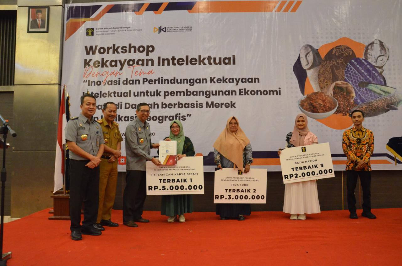 Kemenkumham Sulteng Gelar Workshop Kekayaan Intelektual
