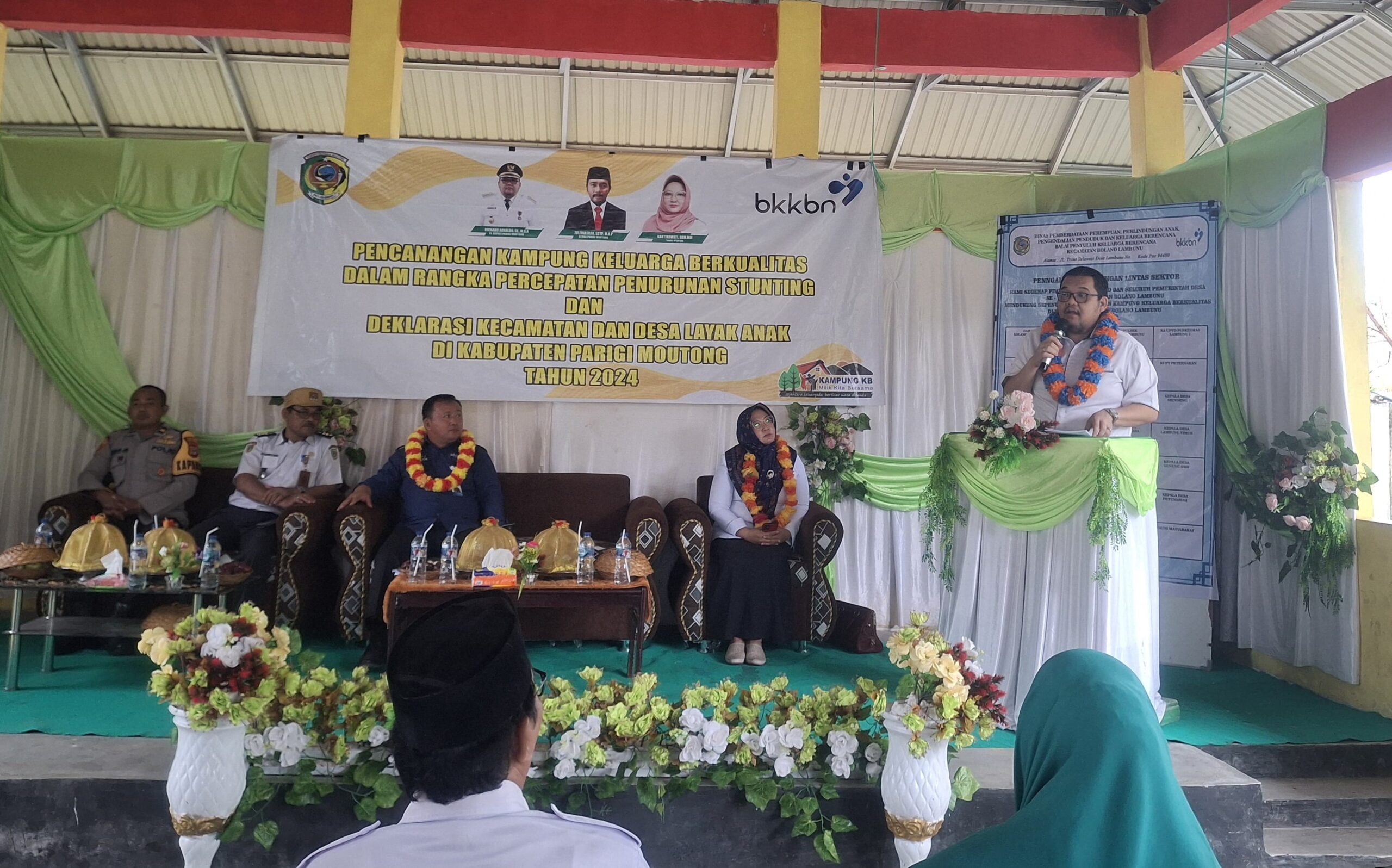 Pencanangan Kampung KB dan Deklarasi Kecamatan serta Desa Layak Anak di Parimo
