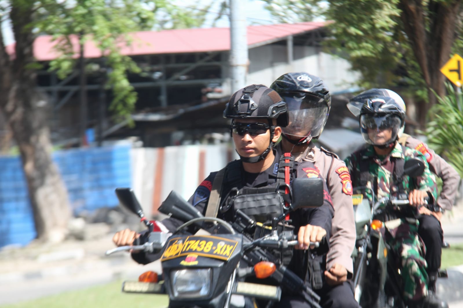 TNI dan Polri di Sulteng Gelar Patroli Jelang Pelantikan Presiden