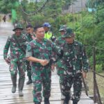 TMMD Kodim 1306/Kota Palu Perkuat Infrastruktur Jembatan Gantung di Parimo