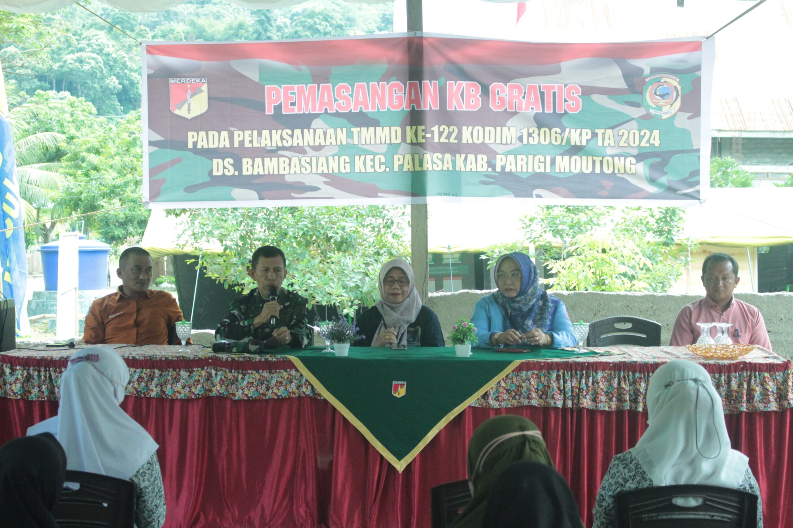 KB Gratis dan Penyuluhan Stunting Jadi Fokus TMMD ke-122 di Parimo
