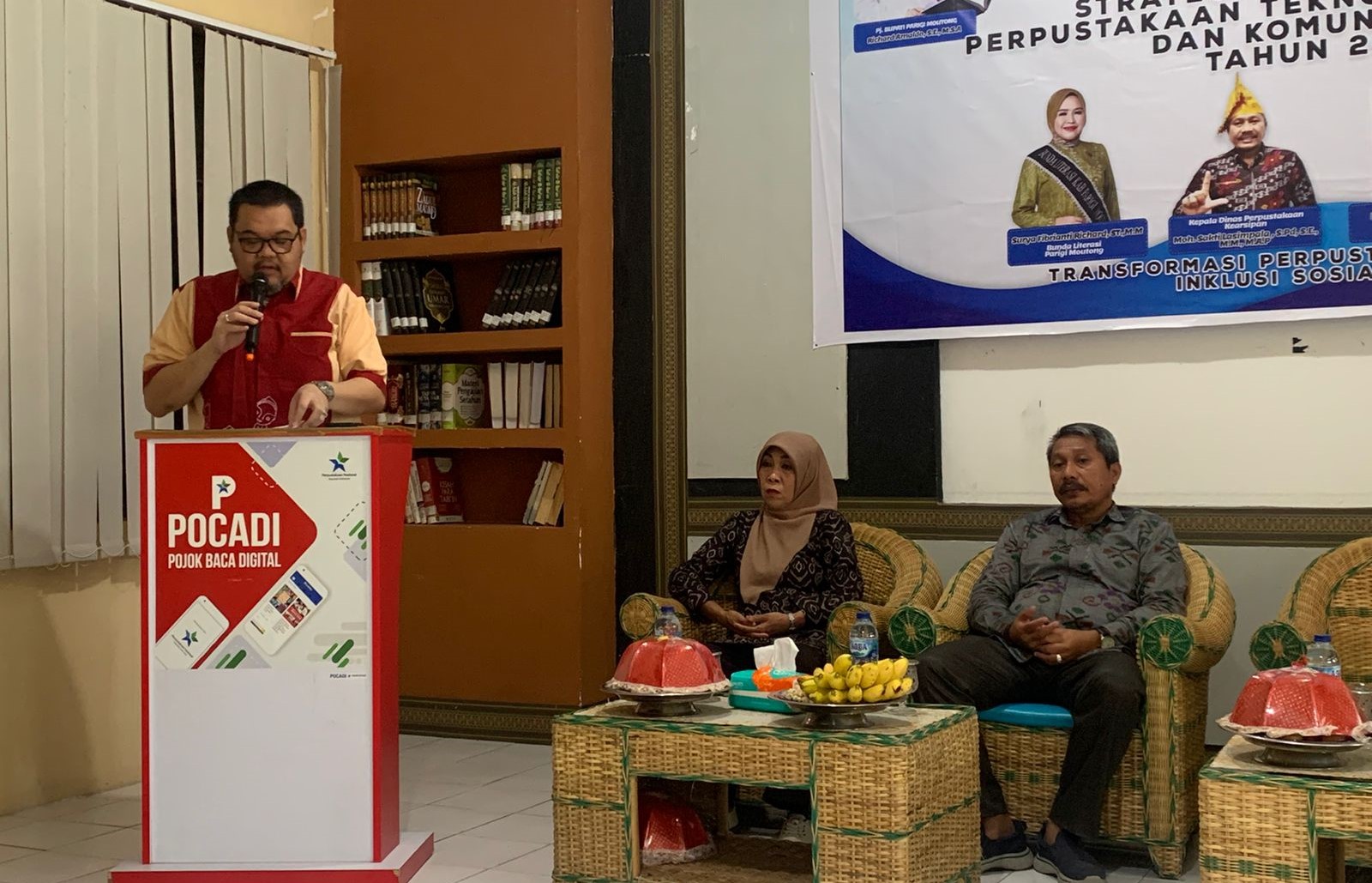 Pemda Parimo Gelar Bimtek Strategi Pengembangan Perpustakaan TIK 2024
