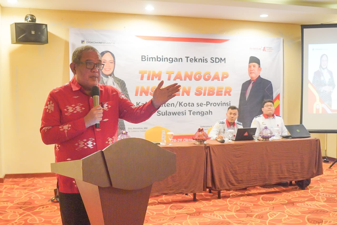 DKIPS Sulteng Gelar Bimtek Pembentukan Tim Tanggap Insiden Siber