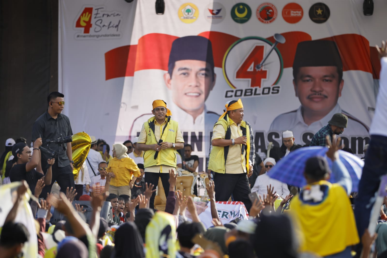 Ribuan Pendukung Padati Kampanye Akbar Erwin-Sahid di Tinombo