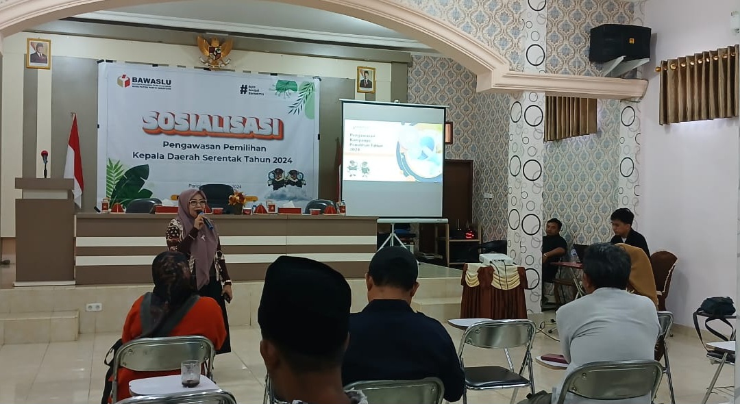 Jelang Masa Tenang dan Voting Day, Bawaslu Perkuat Pengawasan Lewat Sosialisasi