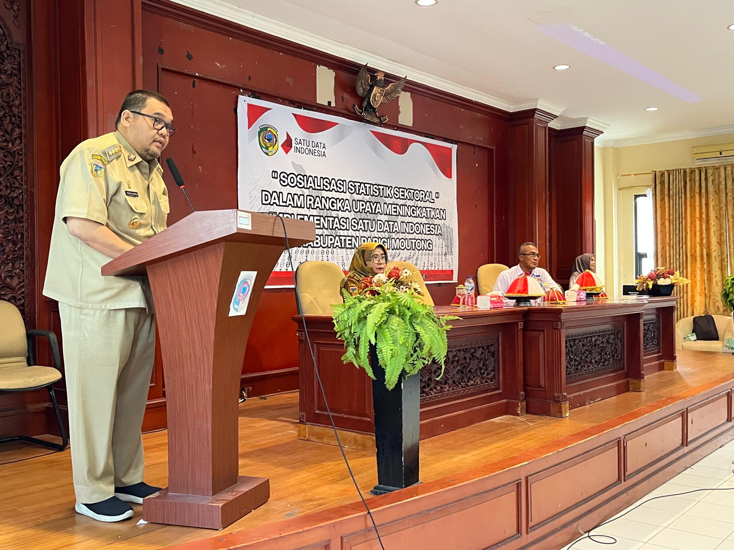 Diskominfo Parimo Tingkatkan Implementasi SDI Lewat Sosialisasi Statistik Sektoral