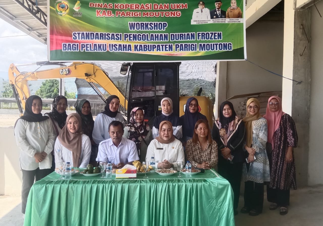DisKopUKM Parimo Bekali Standarisasi Pengelolaan Durian Frozen ke Pelaku Usaha