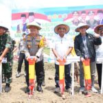 Dukung Asta Cita Presiden, Polda Sulteng Tanam Benih Jagung di Donggala