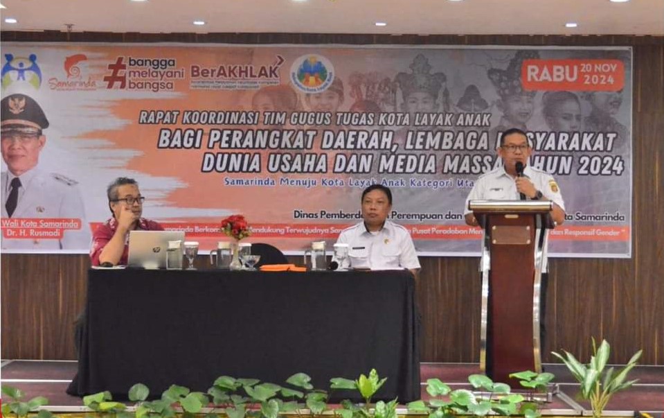 Perkuat Koordinasi Lintas Sektor, Pemkot Samarinda Gelar Rakor KLA 2024