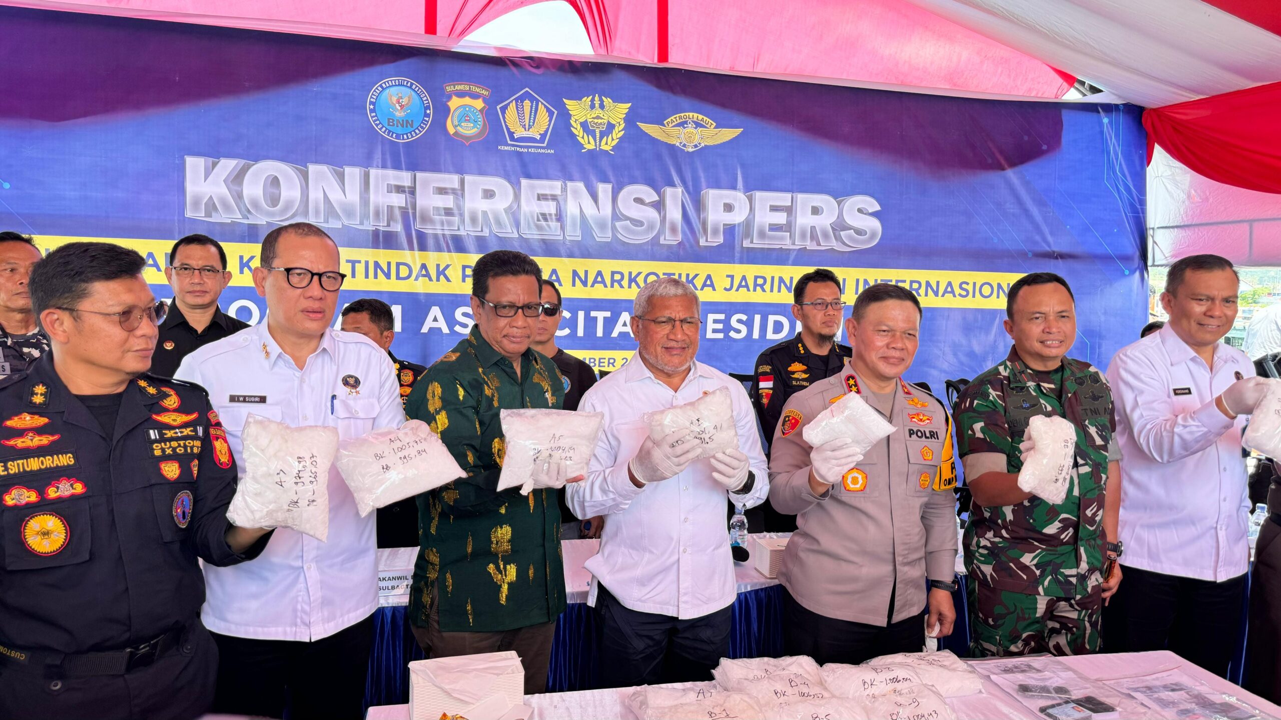 BNN Ungkap Kasus Peredaran Sabu Seberat 19,8 Kg