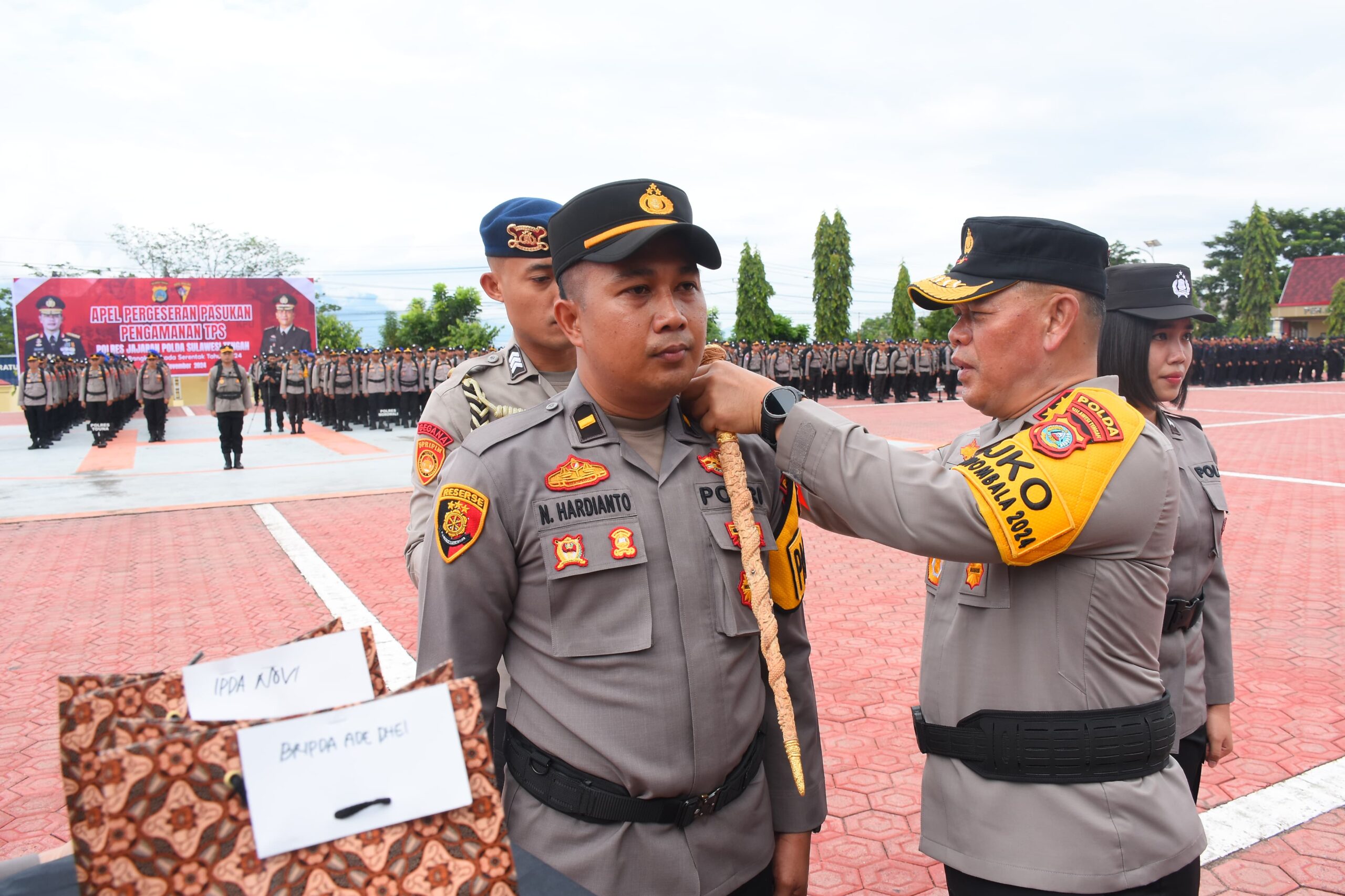 Pimpin Apel Pengamanan TPS Pilkada 2024, Berikut Arahan Kapolda Sulteng
