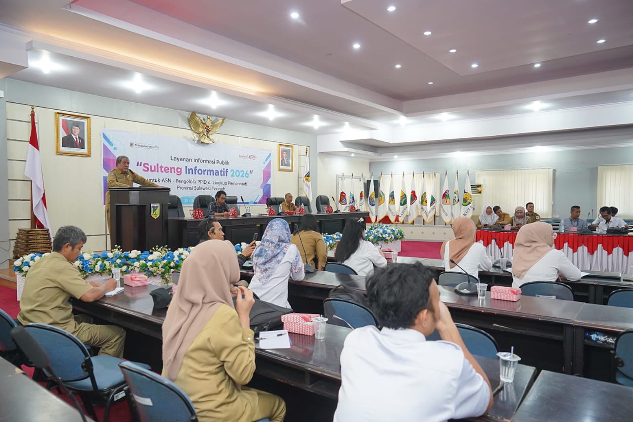 DKIPS Sulteng Perkuat Kapasitas SDM PPID Pelaksana Lewat Pelatihan