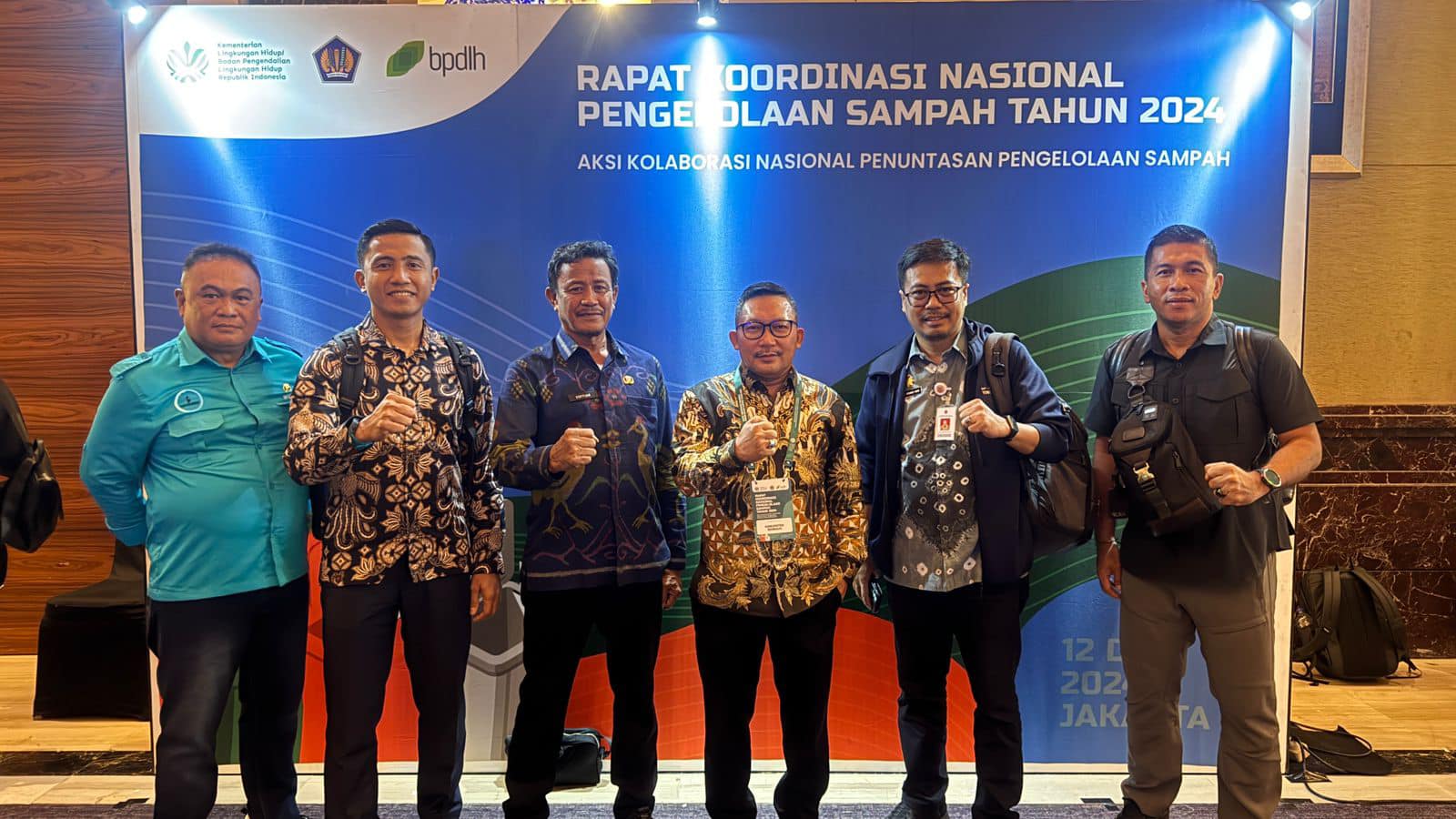 Hadiri Rakonas KLH, Bupati Banggai Dukung Pengelolaan Sampah Berkelanjutan