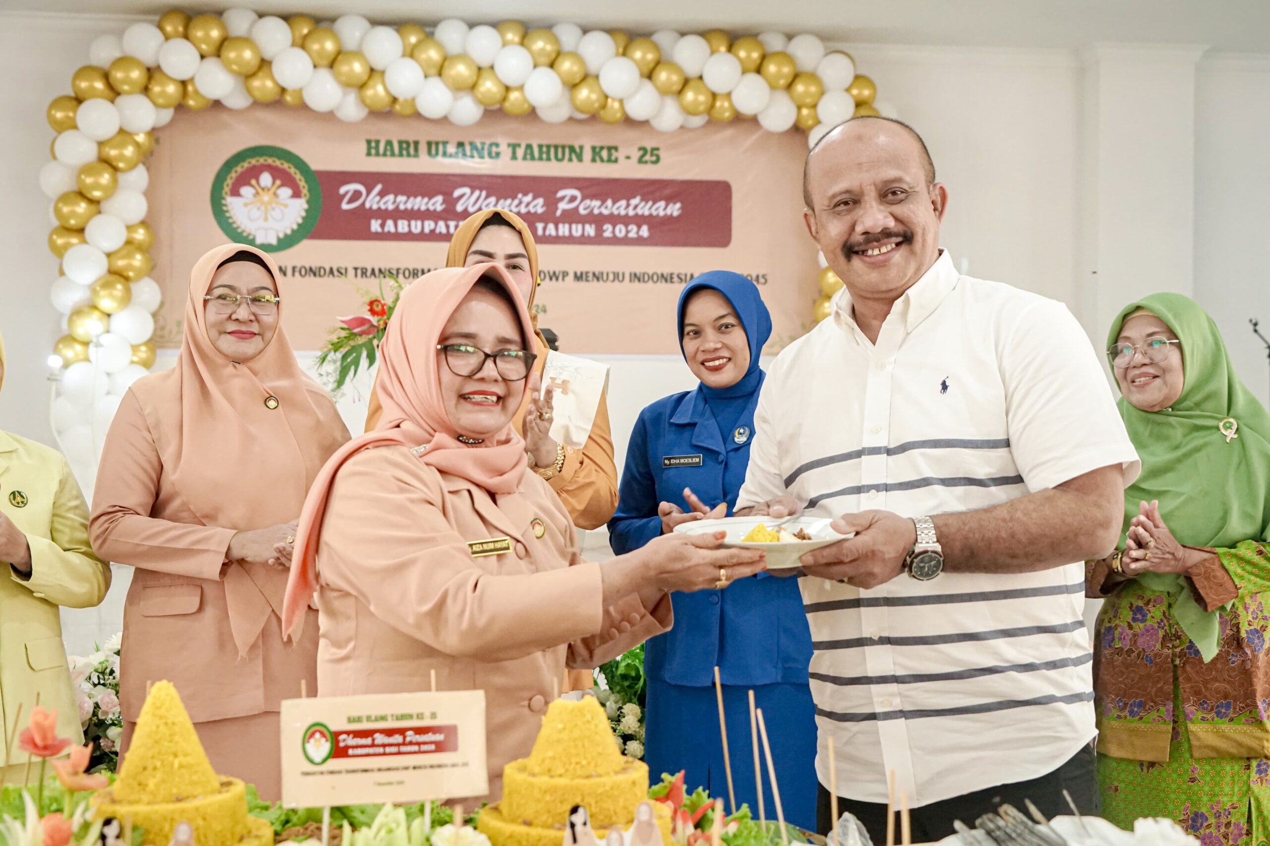 Hadiri HUT ke-25 DWP di Sigi, Sekda Nuim Hayat Dorong Transformasi Organisasi