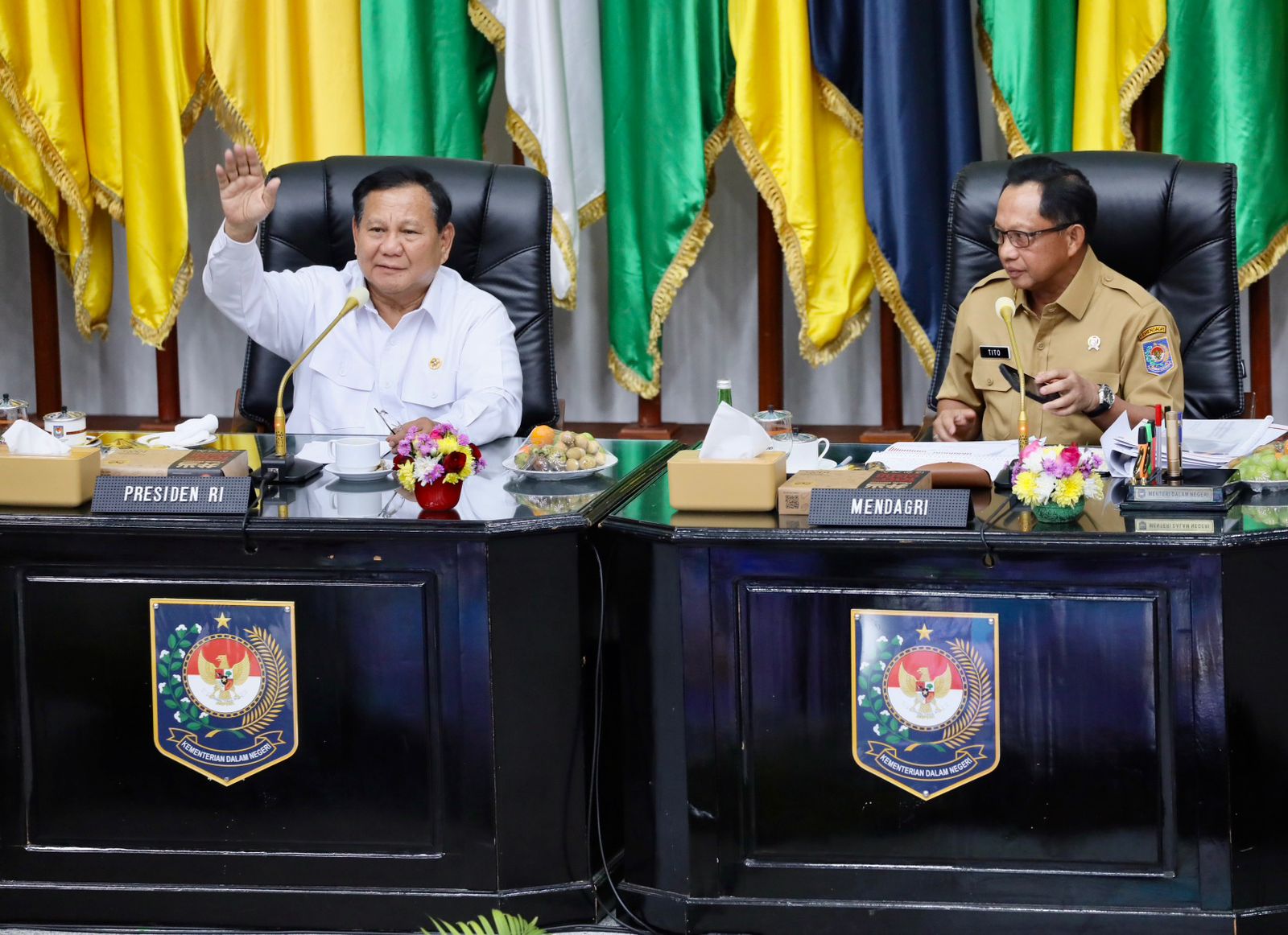 Presiden Prabowo Apresiasi Rakor Mingguan Pengendalian Inflasi Daerah, Minta Mendagri Teruskan