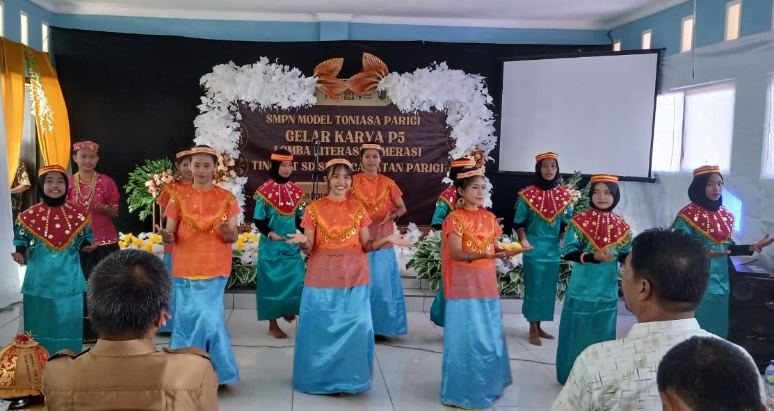 SMPN Model Toniasa Parigi Gelar Panen Karya P5 dan Lomba Literasi Numerasi