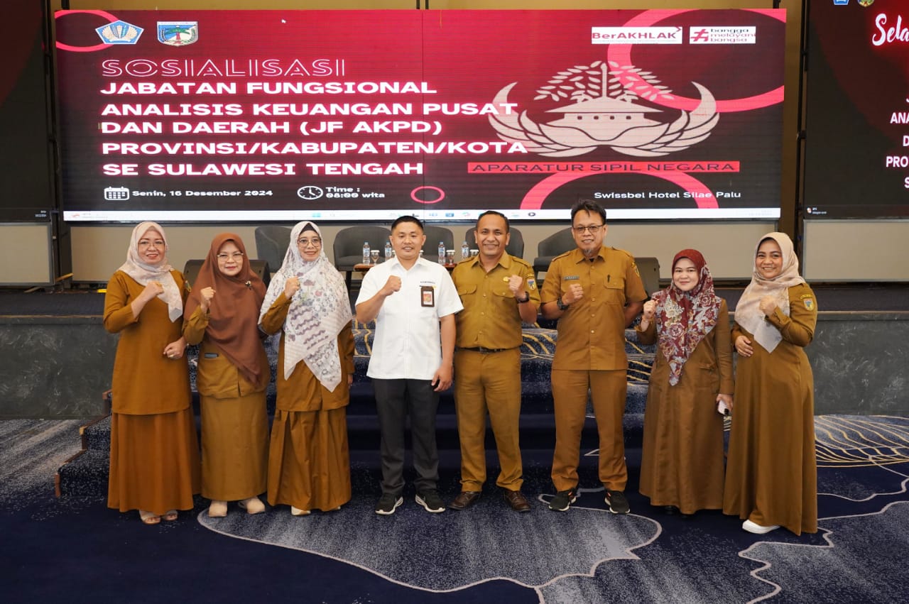 Dukung Tata Kelola Keuangan, BPKAD Sulteng Gelar Sosialisasi JF AKPD