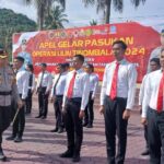 Gelar Apel Operasi Lilin Tinombala, Polres Parimo Siap Amankan Perayaan Nataru