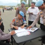 Bidpropam Polda Sulteng Gelar Gaktibplin, Empat Pucuk Senpi Ditarik