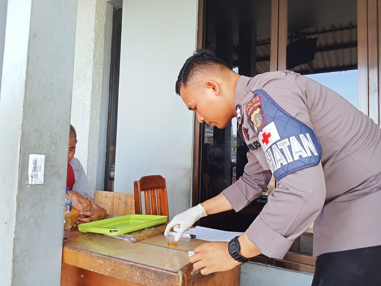 Jamin Keselamatan Berkendara, Polda Sulteng Tes Urine Sopir Bus