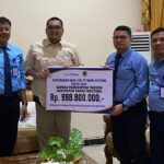 Pemda Parimo Terima Dana CSR dari PT Bank Sulteng
