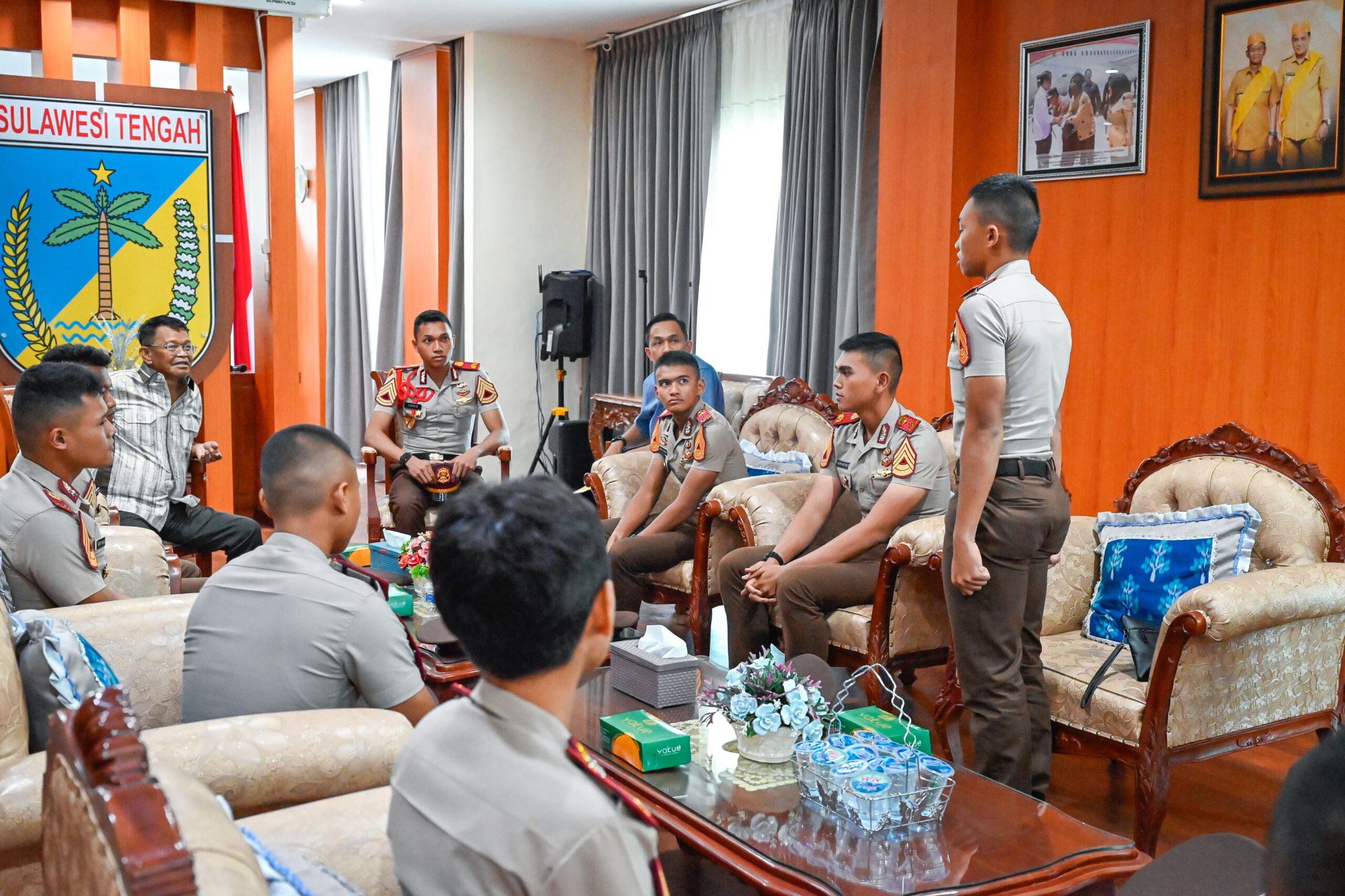 Gubernur Sulteng Terima Kunjungan Silaturahmi 13 Taruna Akpol