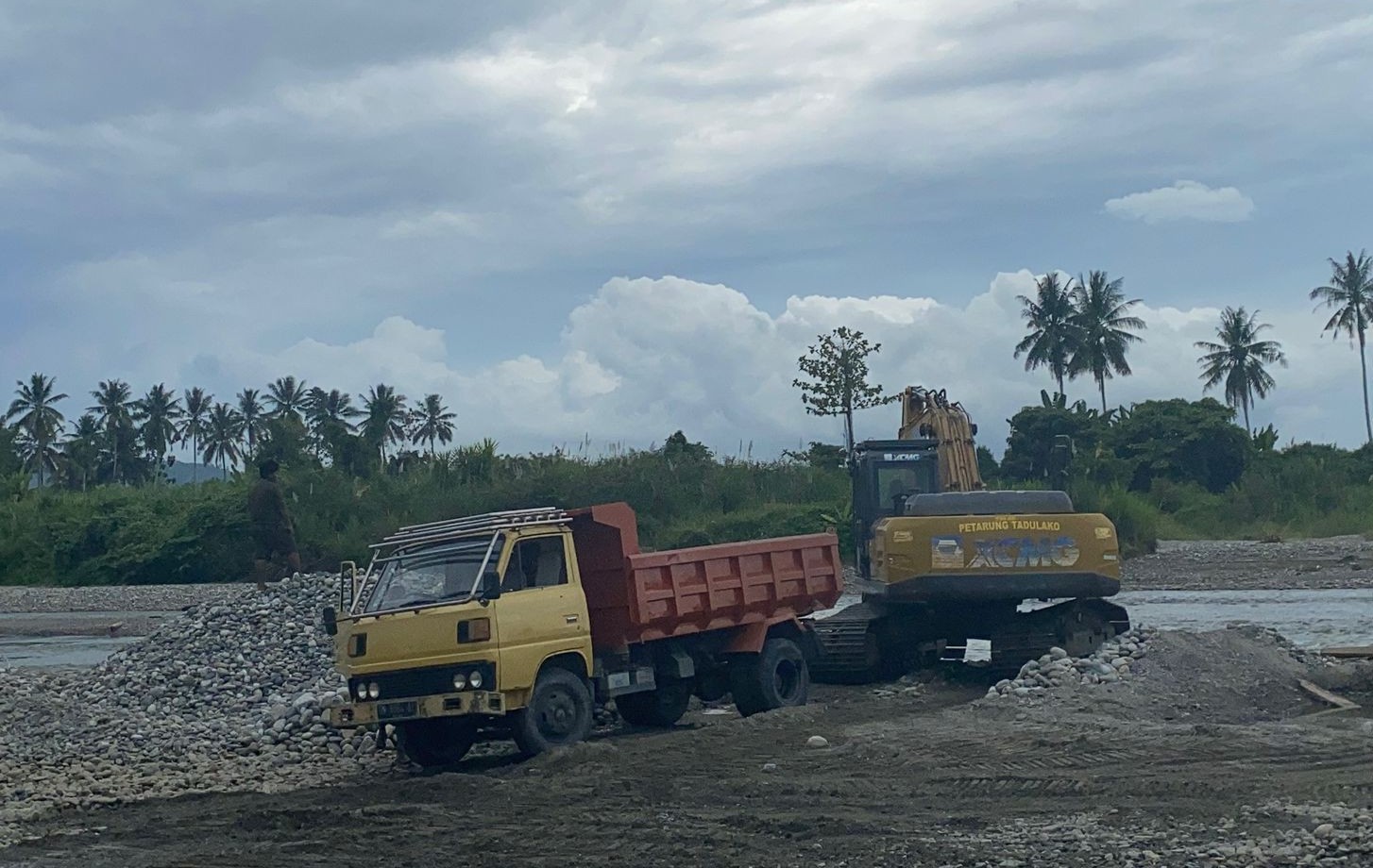Oknum TNI Diduga Serobot Lahan Pertambangan Sirtu CV MPG