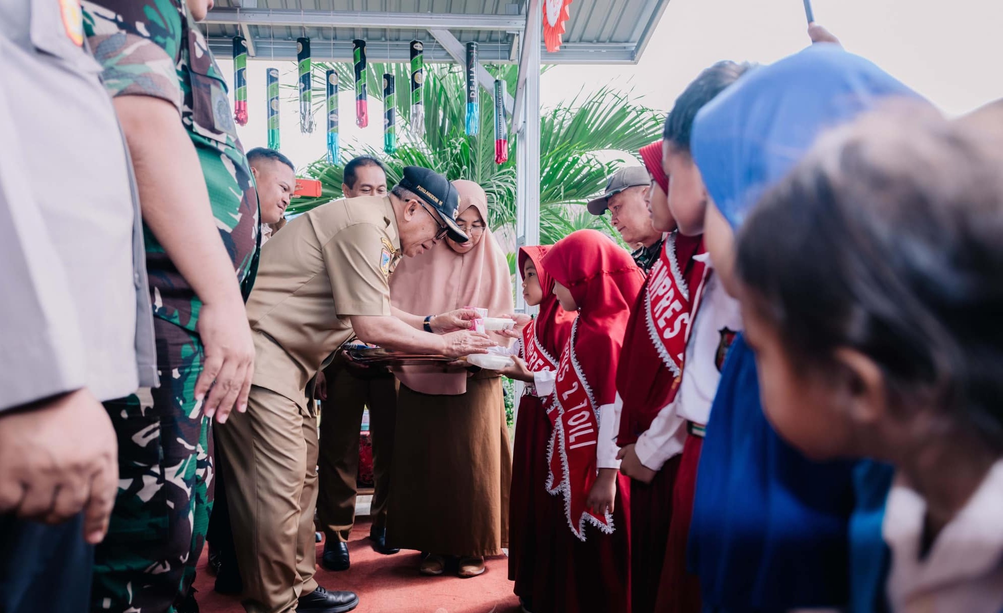 Makanan Bergizi Gratis Mulai Disalurkan di Banggai