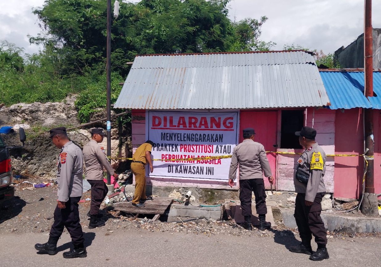Polres Banggai Segel Rumah Pijat di Luwuk, Diduga Tempat Prostitusi