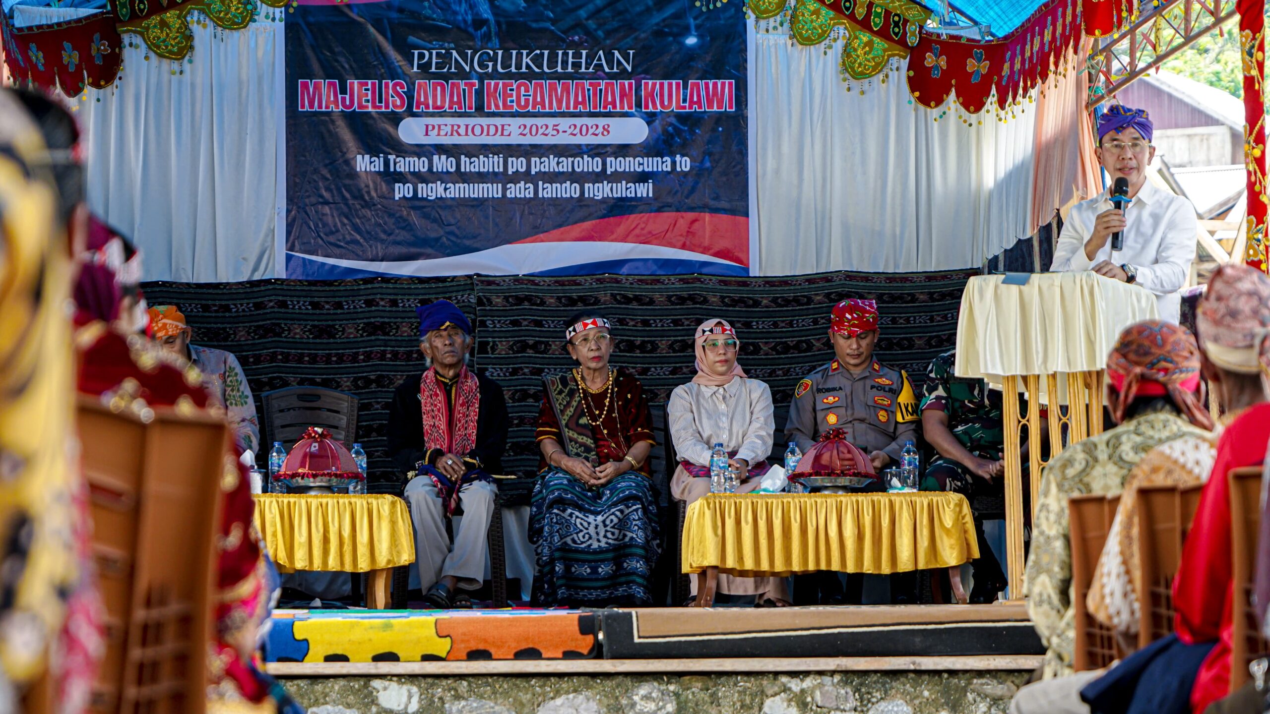 Hadiri Pengukuhan Dewan Adat Kulawi, Bupati Sigi Tekankan Ini