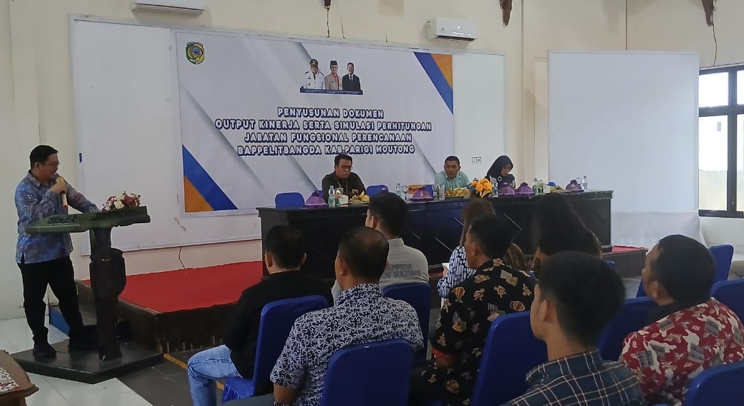 Bapelitbangda Parimo Gelar Simulasi Perhitungan Pejabat Fungsional Perencanaan