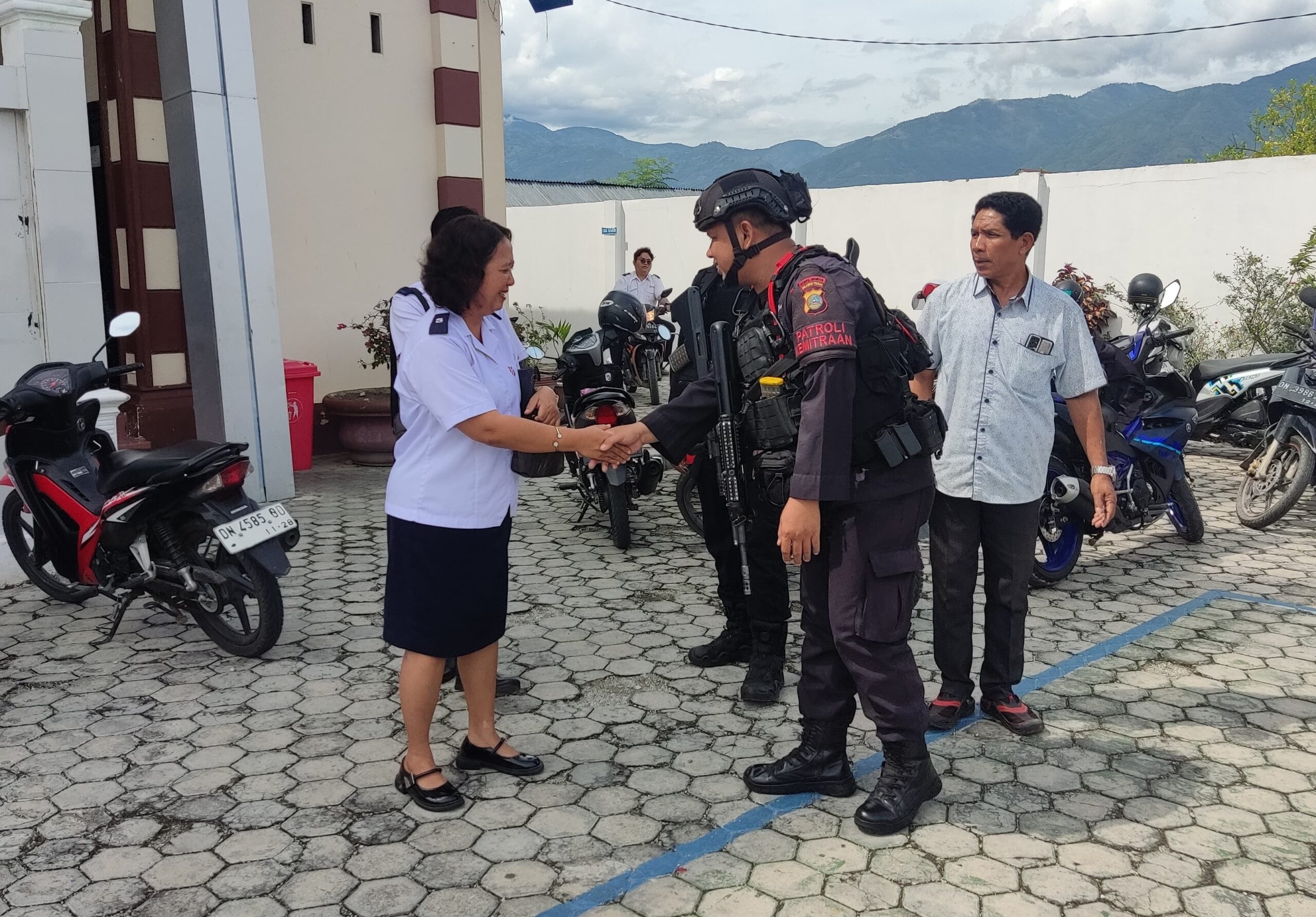 Wujudkan Keamanan di Kota Palu, Brimob Sulteng Gencar Lakukan Patroli