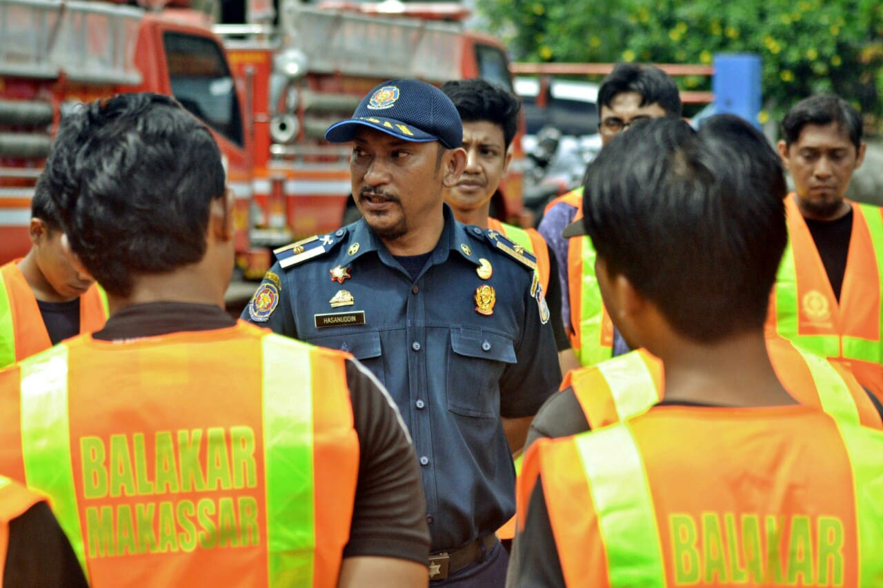 Dinas Damkarmat Kota Makassar Komitmen Perkuat Mitigasi Kebakaran