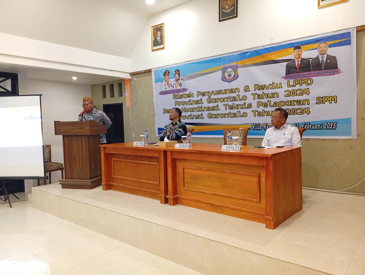 Pemprov Gorontalo Gelar Bimtek Penyusunan dan Reviu LPPD 2024