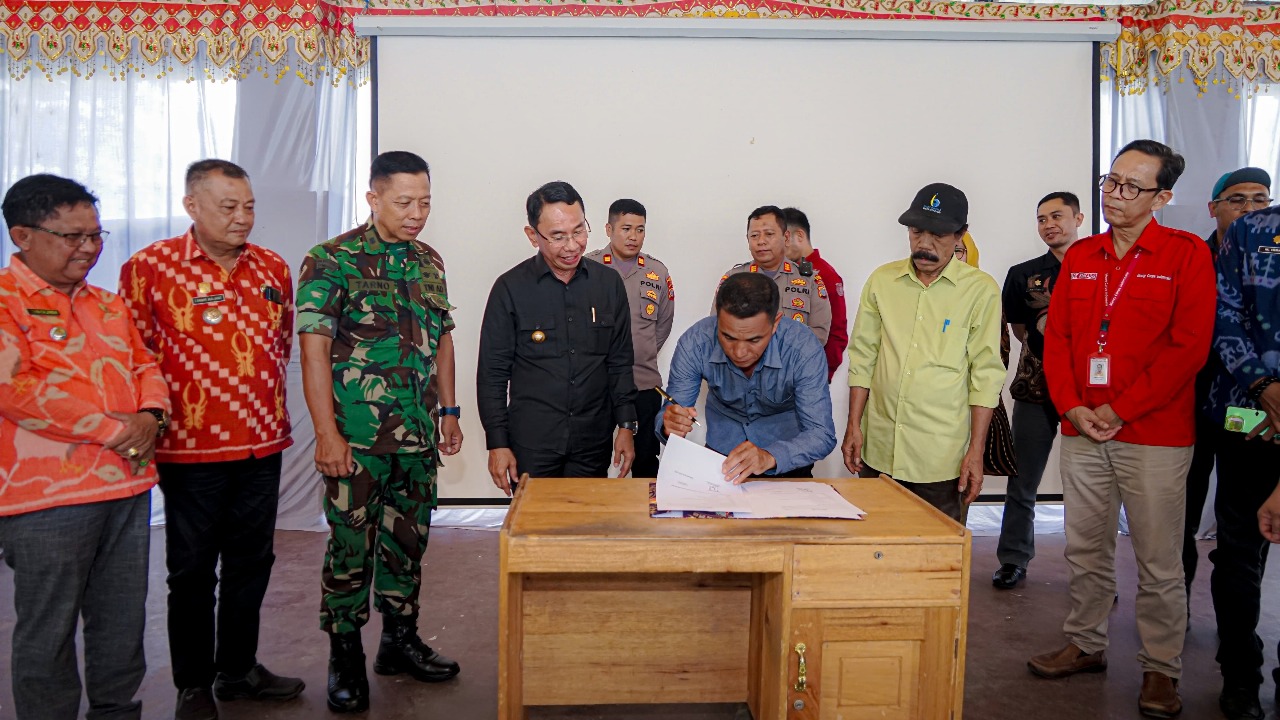 Bupati Sigi Launching Sistem Informasi Desa