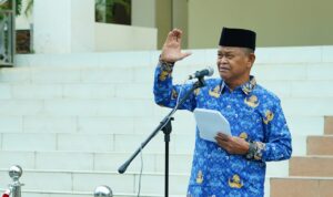 Pengujung Masa Jabatan, Rusdy Mastura Pimpin Apel Gabungan OPD Pemprov Sulteng