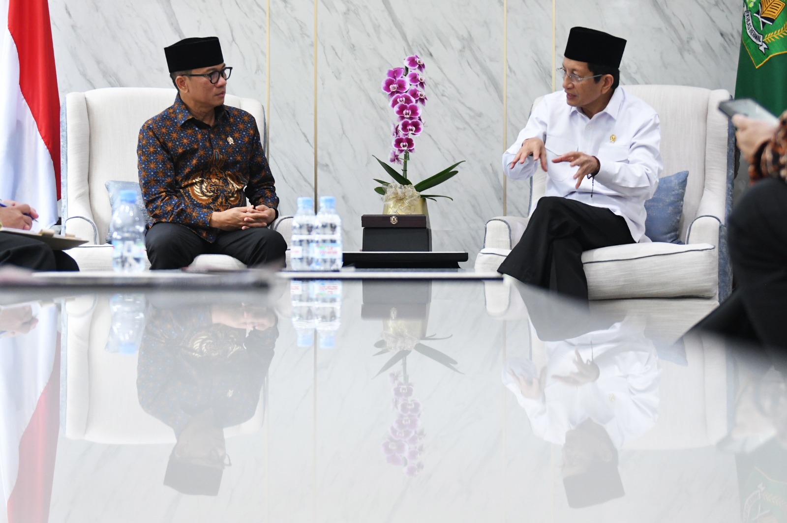 Mendes dan Menag Bersinergi Tingkatkan Ekonomi Masyarakat Desa Berbasis Keluarga