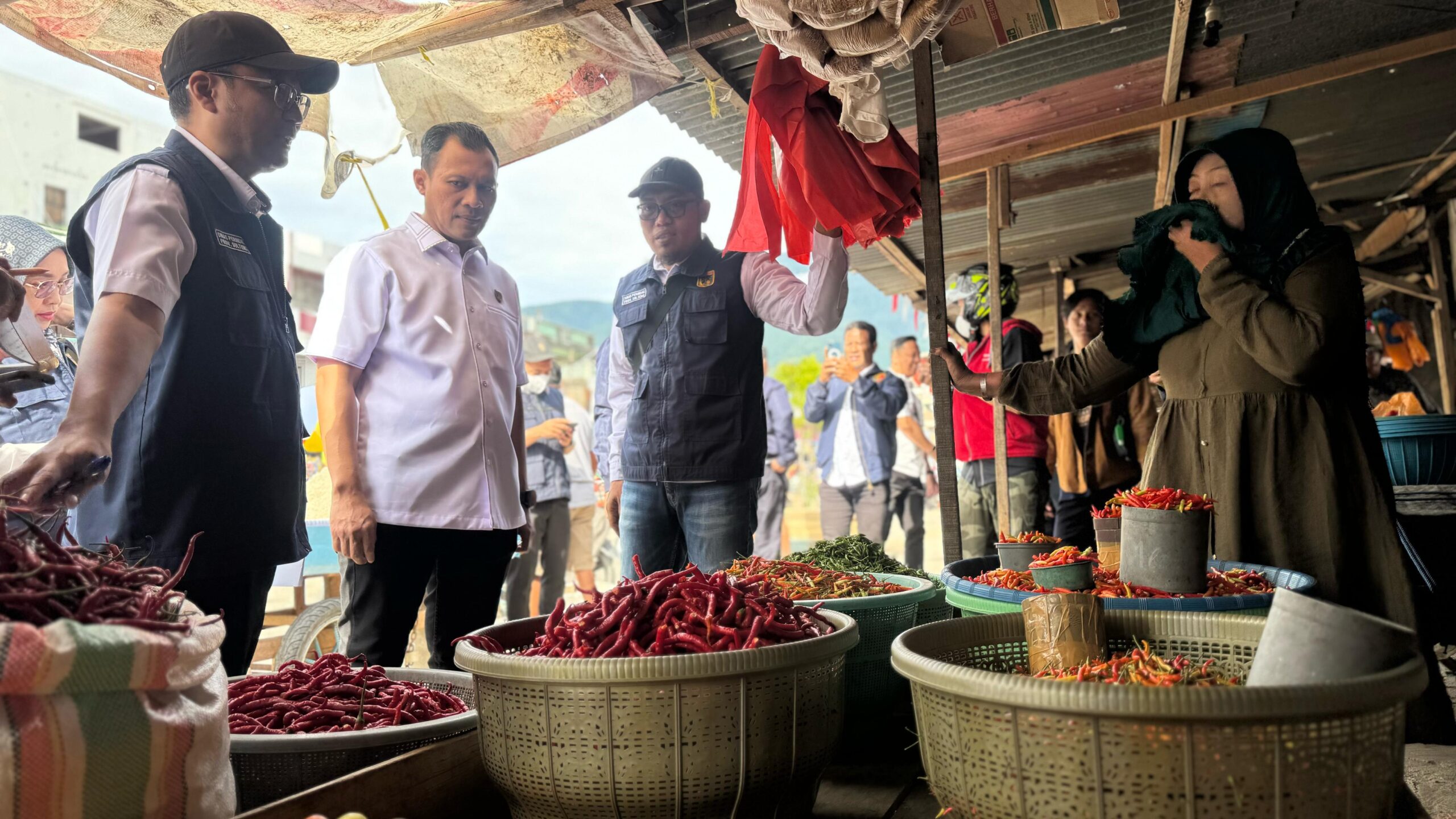 Pastikan Harga Pangan Terkendali, Polda Sulteng Gencar Sidak Pasar