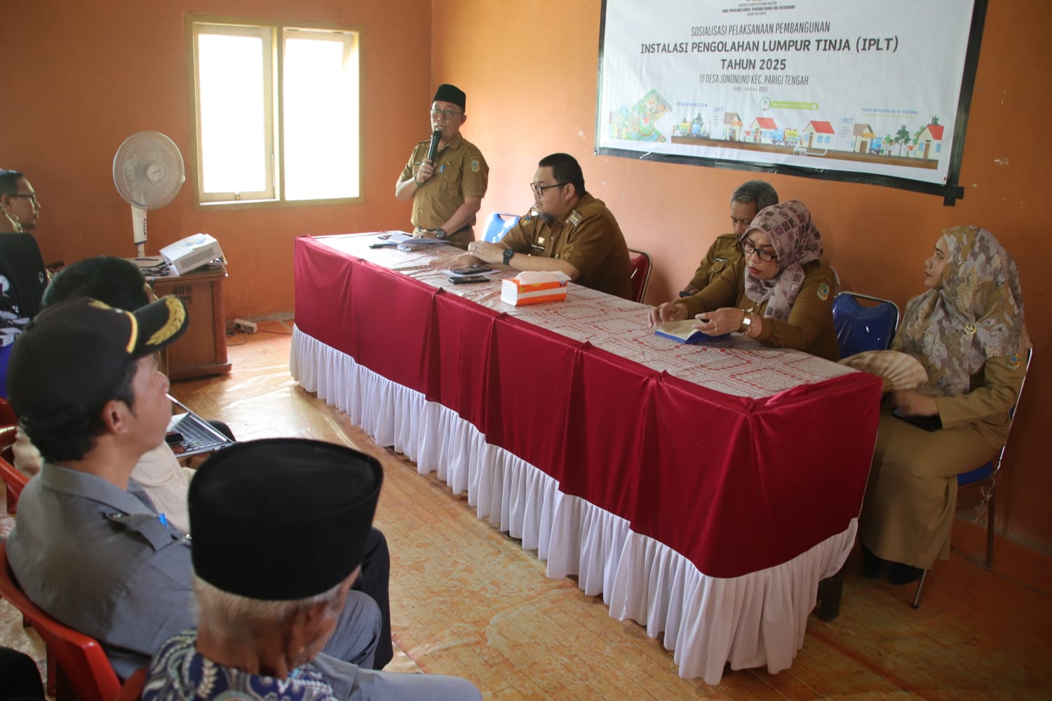 Dinas PUPRP Parimo Gelar Sosialisasi Rencana Pembangunan IPLT