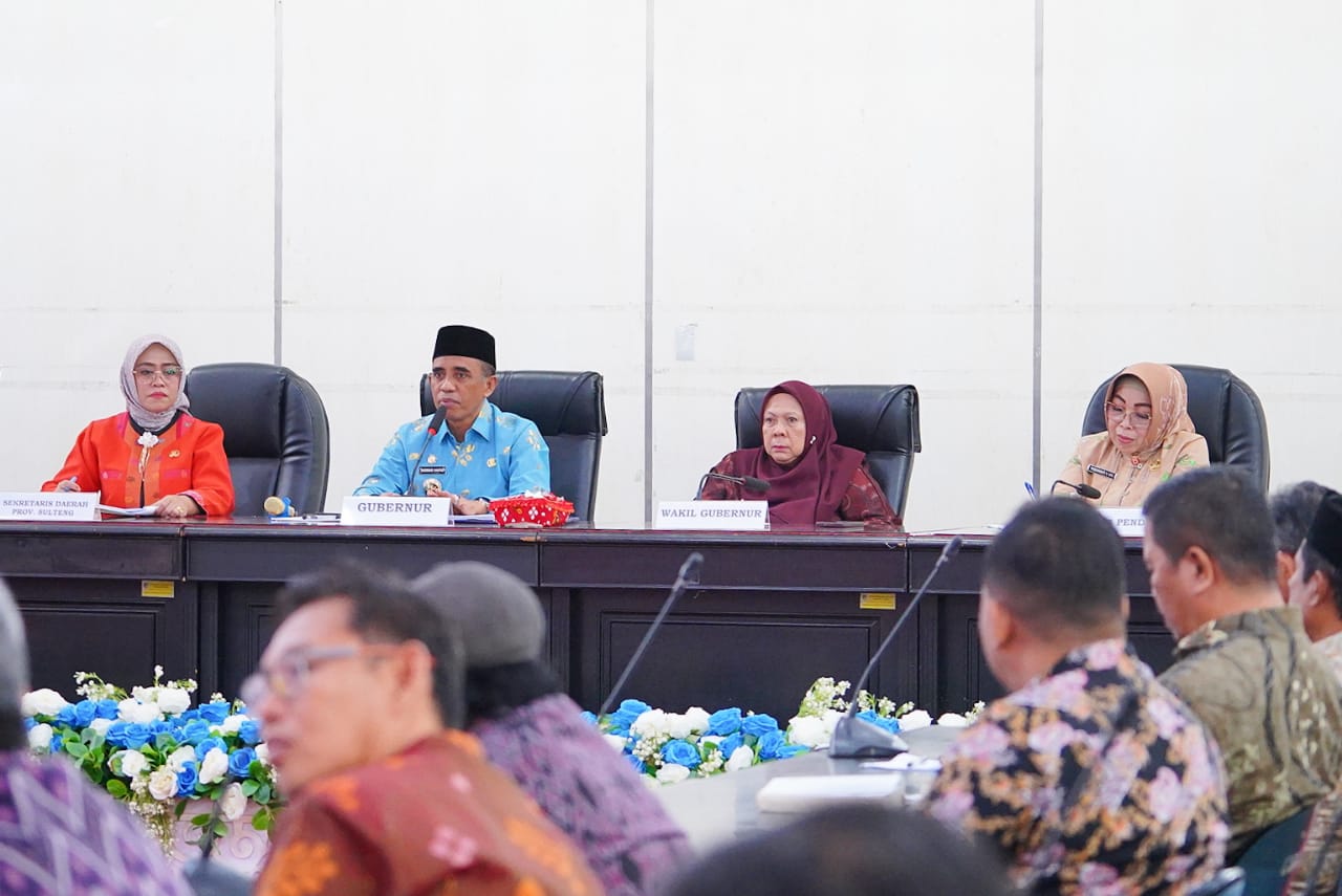 Gubernur Sulteng Siapkan Strategi Wujudkan Berani Cerdas