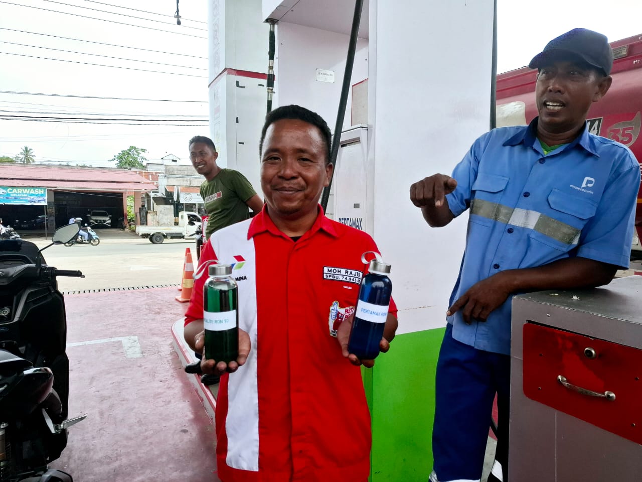 Antisipasi BBM Oplosan, SPBU Kampal Parimo Perketat Pengecekan Sampel Produk