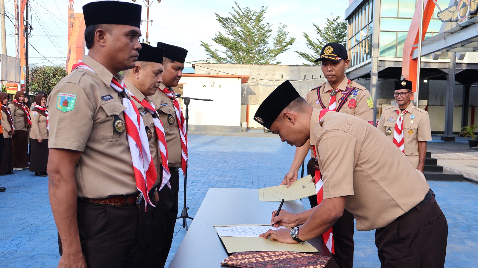 Pengurus Saka SAR Wilayah I Kwarcab Kota Palu, Sigi dan Donggala Dilantik