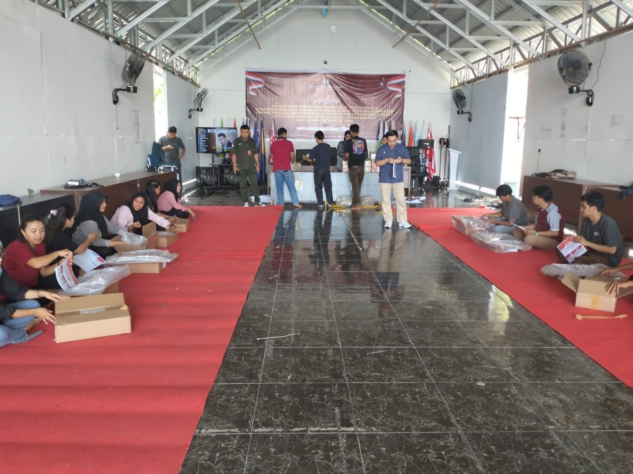 Polisi Jaga Ketat Pelipatan Surat Suara PSU Pilkada Banggai