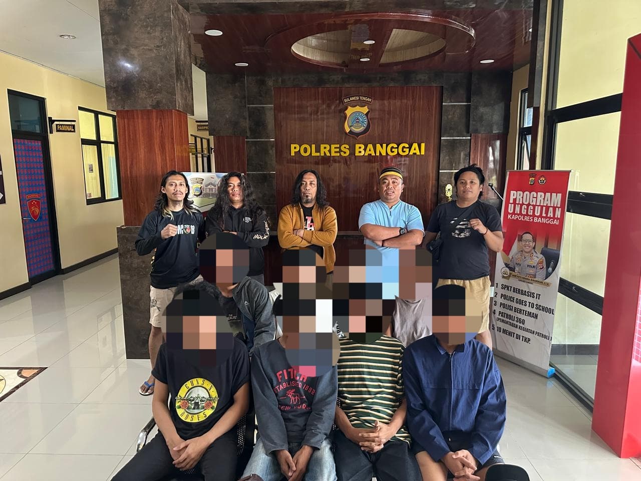 Polisi Amankan Delapan Terduga Pelaku Pengeroyokan di Luwuk