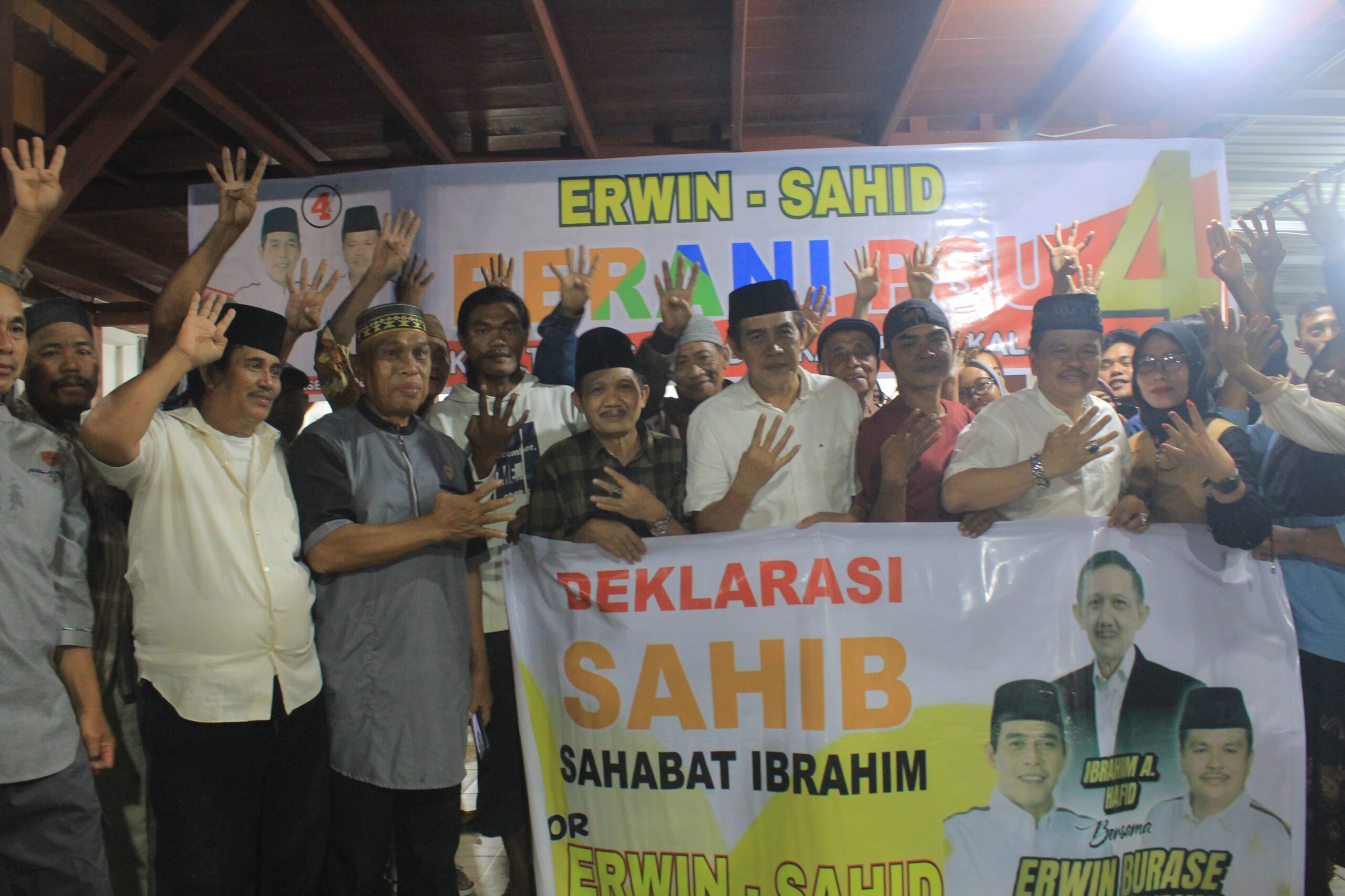 Ibrahim Hafid Ajak Masyarakat Mepanga Pilih Erwin-Sahid di PSU Pilkada Parimo